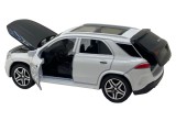 Macheta Mercedes Benz GLE alb 1:43 sunet lumini deschide usi