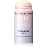 Revolution Slick &amp; Fix Brow &amp; Hair Stick ceara de par stick 13 g