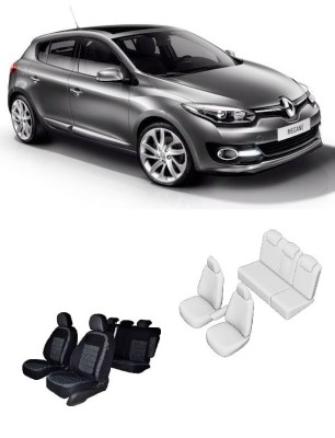 Set huse Scaun Renault Megane III 2010 - 2015 bancheta fractionata foto