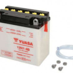 Baterie Acid/Starting YUASA 12V 7,4Ah 74A L+ Maintenance 135x75x133mm Dry charged without acid required quantity of electrolyte 0,5l 12N7-4B fits: KYM