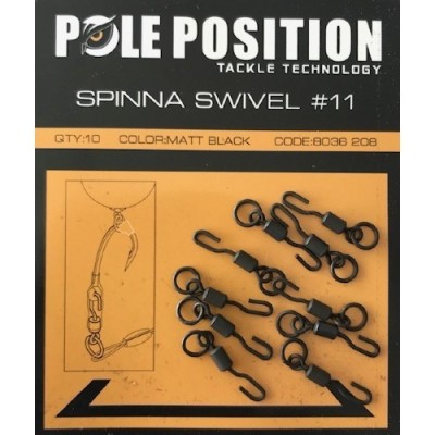 Vartej Rapid Strategy cu Anou Pole Position Spinna Swivel 8buc/plic Nr.11 foto
