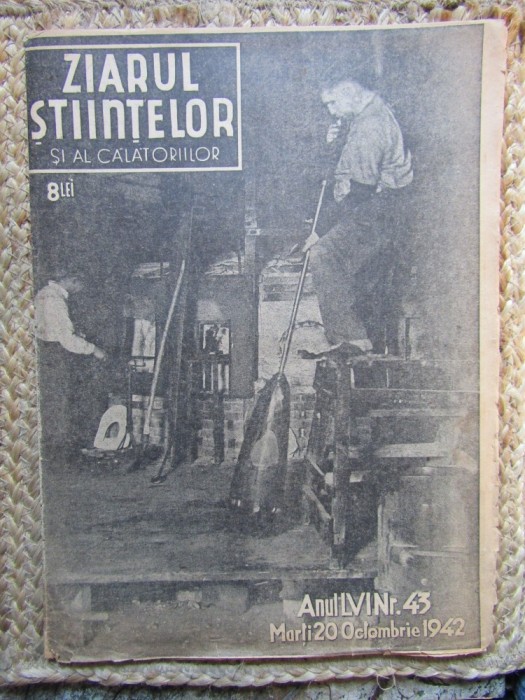 Ziarul Ştiinţelor şi al Călătoriilor nr.43/1942