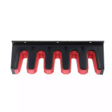 Suport pentru unelte de gradina plastic negru + rosu 31 x 7 cm