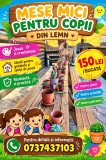 DE V&Acirc;NZARE: MESE MICI DIN LEMN PENTRU COPII!