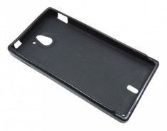 Husa silicon neagra pentru Sony Xperia Sola (MT27i) foto