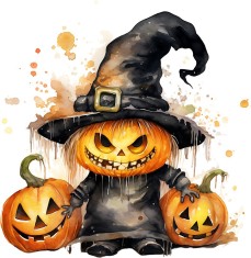 Sticker decorativ, Halloween, Negru, 61 cm, 8444ST-13 foto