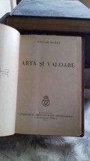 ARTA SI VALOARE , Lucian Blaga , 1939