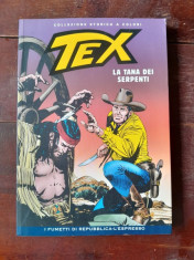 TEX, La tana dei serpenti, carte cu benzi desenate foto
