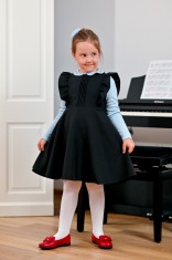 Uniforme scolare: sarafan Rosella negru foto