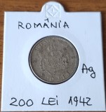 Moneda Argint 200 Lei 1942 Mihai I Romania - Numismatica Romaneasca