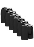 Cumpara ieftin Boxeri barbati 6 perechi CLALER, negru, marime XXL, design retro