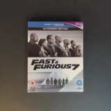 Blu-Ray Fast &amp; Furious 7 Extended Edition - Slipcover - Sigilat