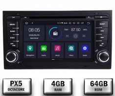 Navigatie Audi A4 (B6, B7), Android 10, Octacore PX5 4GB RAM + 64GB ROM cu DVD, 7 Inch - AD-BGWAUDIA4P5 foto