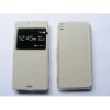 Husa Flip Carte S-View Albă pentru Sony Xperia Z3, Etui Protectie Telefon