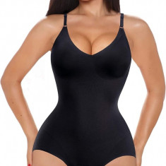 Body modelator shapewear fara cusaturi cu push-up, S, negru