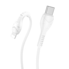 Cablu Hoco Type-C la Lightning PD 27W X37 1m Alb - Incarcare Super Rapida pentru Dispozitivele Tale Apple