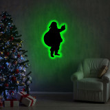 Cumpara ieftin Lampa de perete Santa Claus 2, Neon Graph, 32x52 cm, verde