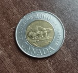 C50 - Moneda foarte veche - Canada - 2 dolari - omagiala - 2000