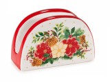 Cumpara ieftin Suport servetele Craciun ceramica multicolora cm 11,5 x 4,5 x 7 H