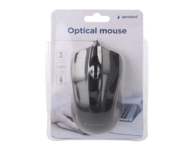 Mouse optic negru cu cablu 1,35m foto