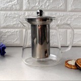 Infuzor ceai / cafea, sticla+fier, 950ml