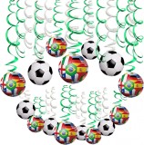Set de 30 decoratiuni pentru petrecere LORD, folie/carton, multicolor