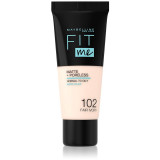 Cumpara ieftin Maybelline Fit Me! Matte+Poreless machiaj mat pentru piele normală și grasă culoare 102 Fair Ivory 30 ml