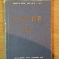 LAUDE de MIRON RADU PARASCHIVESCU , 1953