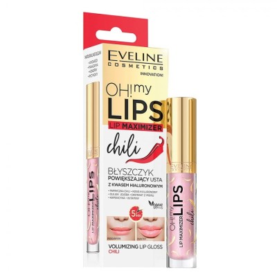 Luciu de buze Eveline Oh! My Lips Lip Maximizer Chili 4.5 ml foto