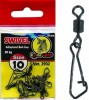 Agrafa Extra Carp Cu Vartej Rolling Swivel With Snap, 7kg, Nr.18, 10buc/pac