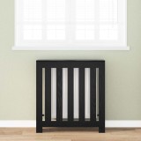 Husă pentru radiator Negru de stejar 78x20x82 cm Lemn prelucrat