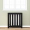 vidaXL Capac pentru radiator Stejar Negru 78 x 20 x 82 cm 869223
