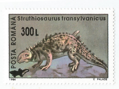 Romania, LP 1559/2001, Animale preistorice 1994 - supratipar &amp;quot;reptile&amp;quot;, MNH foto