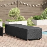 vidaXL Husă pentru Leagăne Simplu Negru 74 x 210 x 40 cm țesătură 4105904