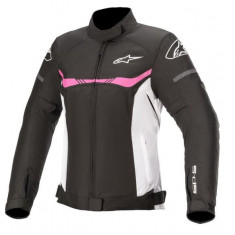 Geaca textil moto dame Alpinestars Stella T-Sp S Wp, negru/roz/alb, marime M