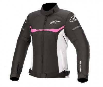 Geaca textil moto dame Alpinestars Stella T-Sp S Wp, negru/roz/alb, marime L foto