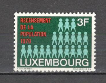 Luxemburg.1970 Recensamintul ML.56 foto