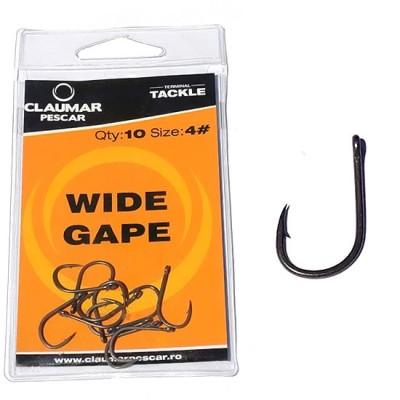 Carlige Claumar Wide Gape Teflon Technology Nr 2 10Buc/Plic foto