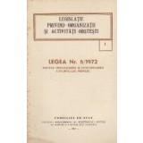 Legislatie privind organizatii si activitati obstesti