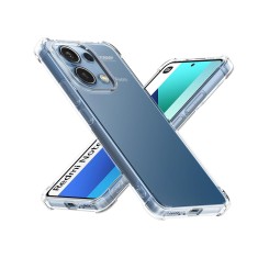 Husa antisoc compatibila xiaomi redmi note 13 4g, pro airbag, clear foto