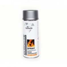 Vopsea Spray Brilliante Temperaturi Inalte Argintiu 400 ml