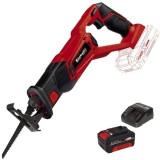 Einhell TE-AP 18 Li PXC + Starter Kit - Fierastrau sabie 22 mm + Set 1 acumulator si incarcator Li-Ion 18 V 4 Ah