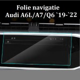 Folie sticlă securizată pentru ecran navigație Audi A6L/A7/Q6 2019-2022