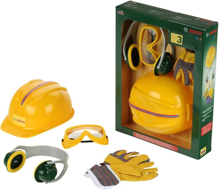 Set 4 piese unelte santier Bosch pentru copii