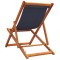 Scaune pliante 2 buc. Material textil albastru - 5