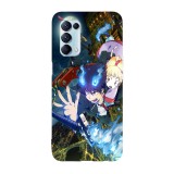 Husa compatibila cu Oppo A54 5G model Blue Exorcist battle, Silicon, TPU, Viceversa, Transparent, Carcasa