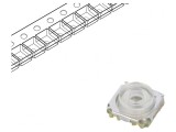Micro&icirc;ntrerupător TACT cu LED SMT 0.05A 28VDC