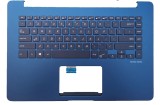 Carcasa superioara cu tastatura palmrest Laptop, Asus, ZenBook UX530UQ, UX530UQ, 90NB0ED2-R31UI0, iluminata, layout US