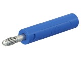 Conector banană 4mm albastru neizolat ST&Auml;UBLI 32A 30VAC 60VDC cod 64.2056-23