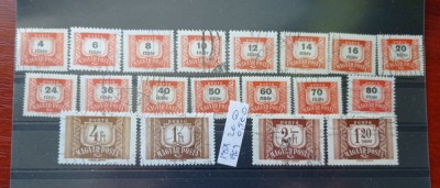 TS21 - Timbre serie Ungaria - Magyar posta 1958 si 1959 foto